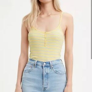 Levi's striped cami